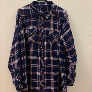 Flannel button down
